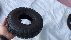 Покрышка колеса тележки 4.10/3.50-4 (250-260 мм)