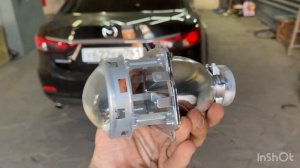 Установка двух чиповые biled линзы на Mazda 6 7(928)1112002