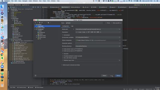 Pycharm configuration