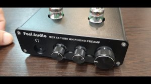 Предварительный ламповый усилитель Fosi Audio BOX X4 для проигрывателя.