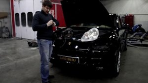Защита фар на Porsche Cayenne от кражи. Блог 2 серия.