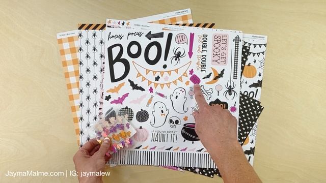 Halloween Scrapbooking Collection Share | Close-Up Look at FOUR Collections смотреть онлайн