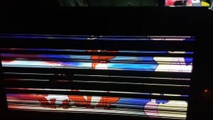 Горизонтальные черные полосы на плазменной панели Samsung PS50C450