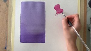 Уроки акварели Идеальная заливка