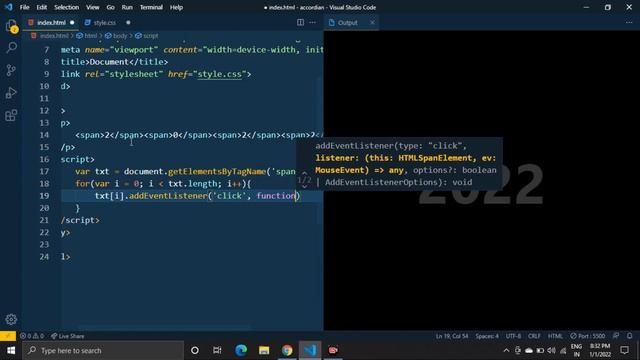 Text Animation Using Html, Css & Javascript