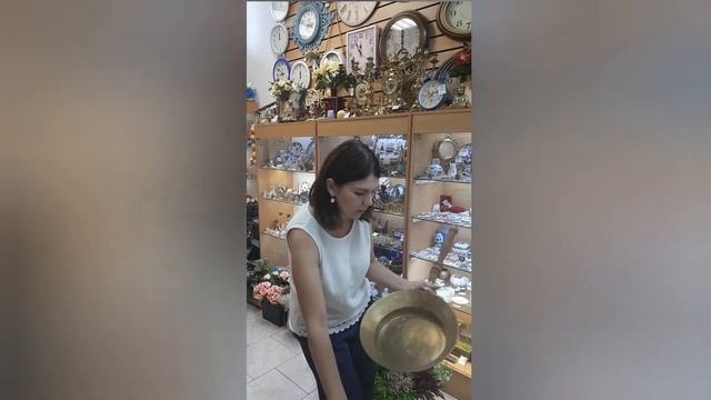 Купить латунный таз для варки варенья в магазине "Купеческая лавка" Анапа смотреть онлайн