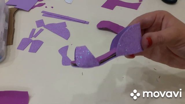 Поделка из фоамирана#туфельки