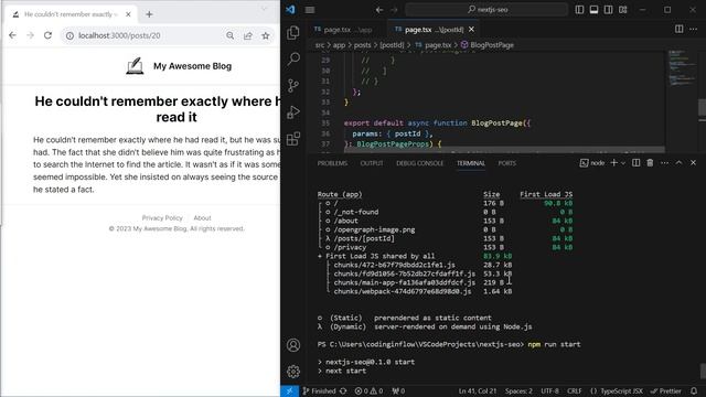 SEO in Next.js 14 - The Ultimate Guide (Metadata, Sitemap, Robots, Google Search Console, Caching)