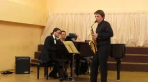 Эдисон Денисов. Соната для саксофона и фортепиано. 1 часть.