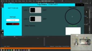 local MQTT ESP32 with MOSQUITO