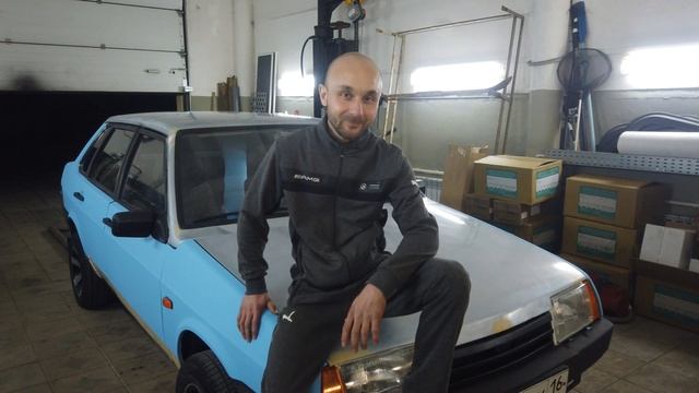 Обклейка ВАЗ 21099. Бюджетно но эффектно. смотреть онлайн