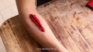 STOP MOTION COOKING - Making ASIAN Spaghetti From Wooden PUZZEL | Cooking ASMR 4K