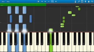 Ирина Аллегрова - Угонщица (на пианино Synthesia)
