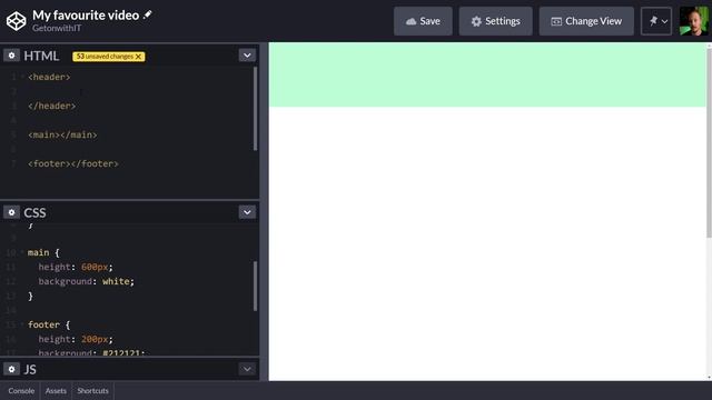Web coding basics 1 - HTML with Codepen смотреть онлайн