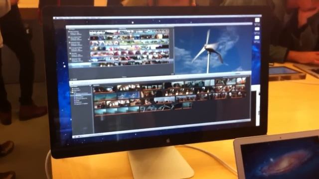 Can MacBook Air 2011 run a Cinema Display? Test 2 смотреть онлайн