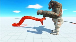 Кинг конг против Мега Змеи и не только \ Animal Revolt Battle Simulator
