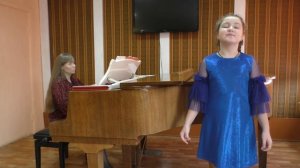 Евтюкова Елизавета Александровна. Музыка Г.Струве, слова С.Есенин. "Белая берёза".