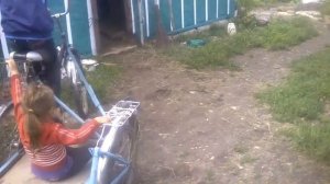 ЛЮЛЬКА на велосипед самоделка