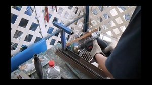 СТОЙКА для БОЛГАРКИ с протяжкой / Homemade stand for grinder.