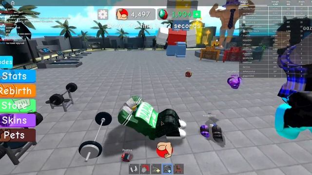 СИМУЛЯТОР КАЧКА 3 ?? ИГРА с АЗАМАТОМ! Роблокс СИЛА! Roblox Weight Lifting Simulator 3 NEW UPDATE смотреть онлайн