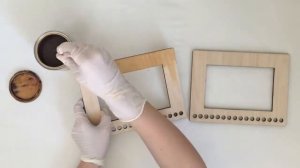 Обработка деревянных ручек для вязанной сумки
