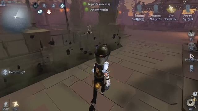 When hunter forgot to ban - Survivor Rank #411 (Identity v) смотреть онлайн