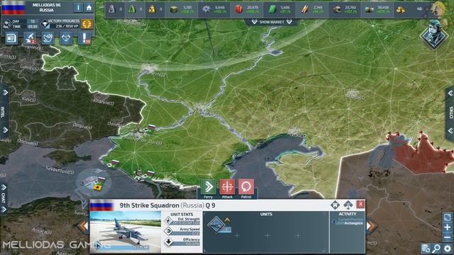 Conflict of Nations - The Russian Empire "Россия" / Solo Gameplay Part 2 смотреть онлайн