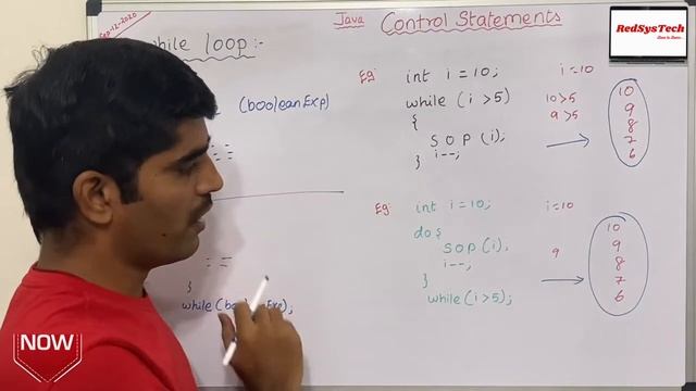 # 73 Java While Loop | While loop Java Tutorial | while loop java|while Loop in java|Java|RedSysTec