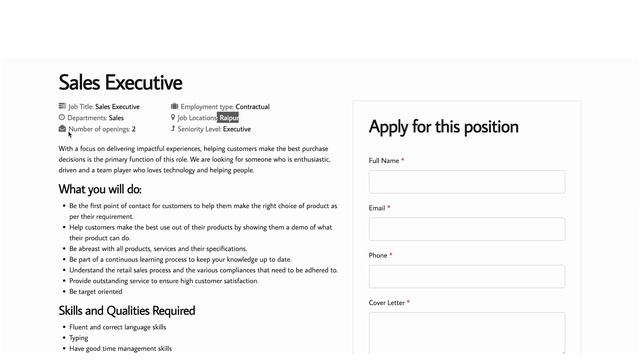 Apple Recruitment 2023  Apple Jobs In India  Jobs For 12th Pass  Salary Upto 40000  Latest Jo