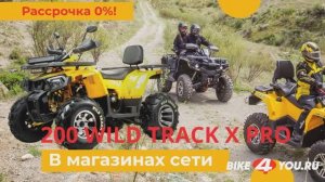 Квадроцикл 200 Wild Track X PROсочетает в себе удобство, простоту обслуживания .