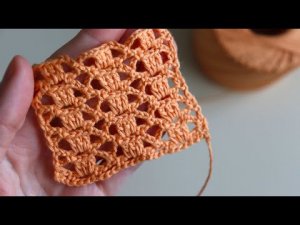 Вяжем АЖУРНЫЙ узор крючком