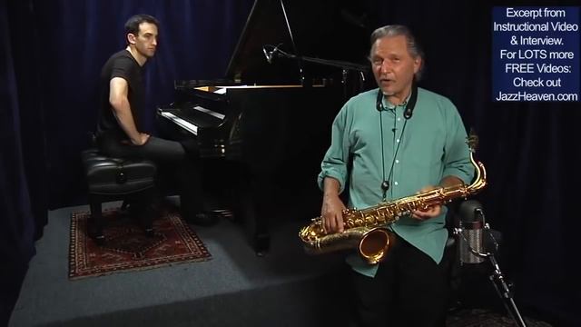 "Jazz Improvisation Lesson" Jerry Bergonzi Amazing Out-on-Purpose Saxophone Solo Improvise Jazz смотреть онлайн