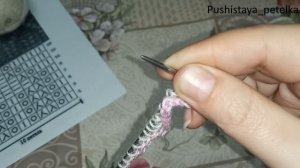 МК Палантин//Ажурный узор//Обучающее видео для начинающих//Вязание спицами//часть 1