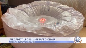 ASHPICKS Product Review: Air Candy Illuminated LED Inflatable Chair