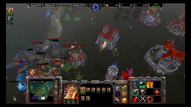 Прохождение кампании эльфов крови 2 глава на высоком уровне сложности в Warcraft III Reforget смотреть онлайн