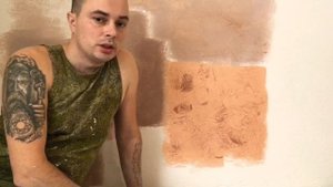 Супер фактура из обычной шпаклёвки под Венецианский стиль! Декор стен за дорма. Любой сможет так!