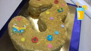 3D ТОРТ ЦИФРА ТРИ. ОБЗОР