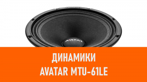 Распаковка динамиков Avatar MTU-61LE