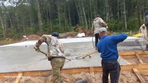 ХИМКИ  Заливаем ленточный фундамент с монолитной плитой