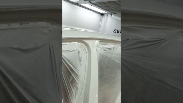 Начало положено, окраска кузова автомобиля Volkswagen Touareg!