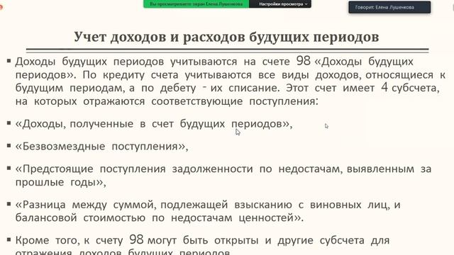 Учёт финансовых результатов