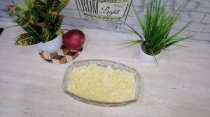салат с КРАБОВЫМ МЯСОМ И АНАНАСОМ | вкусный салат рецепт