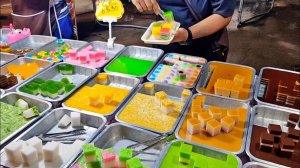 Colorful Jelly! Thailand Street Food - Hungry Bear.mp4