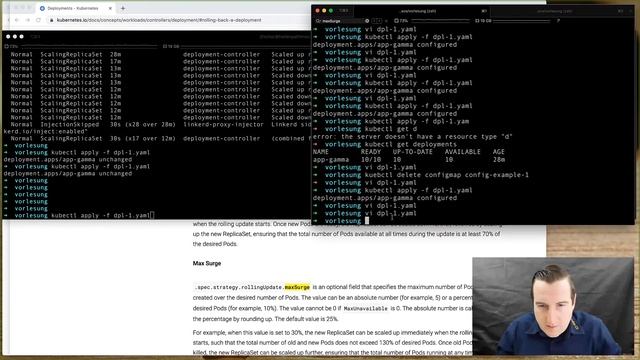 Kubernetes Training #36 | Kubernetes · Deployments – Deployments Part 6 смотреть онлайн