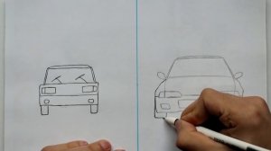 Как нарисовать машину за 5 минут
