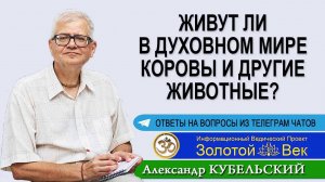 Живут ли в Духовном мире Коровы и другие животные?