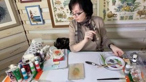 Как использовать пластину GELLI ARTS | Рисуем акриловыми красками и акварелью | Как сделать оттиск