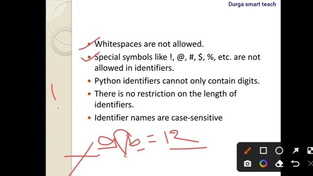 Identifiers in Python