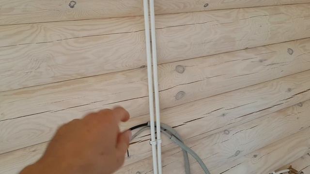 Дом из бревна. Как сделали отопление, водоснабжение и водоотведение. #водоснабжениедома #отопление