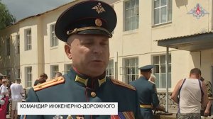 Личному составу инженерного соединения ЮВО вручен орден Суворова